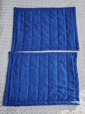 Декоративная наволочка из Канваса размер 50*70 Цвет V355 - Синий