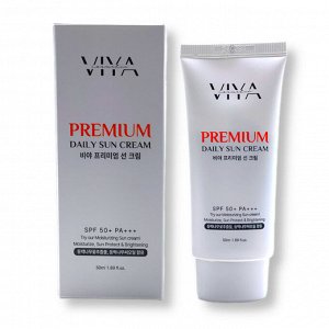 Viya Солнцезащитный крем Premium Daily Sun Cream Spf50+ Pa+++