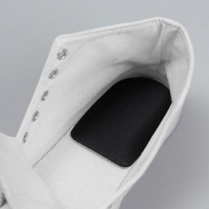 Подпяточники для обуви, клеевая основа, 8 x 6 см, пара, цвет чёрный