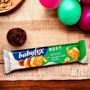 KDV Вафельный батончик Roxy Молоко/фундучная паста «BabyFox», 18,2 г