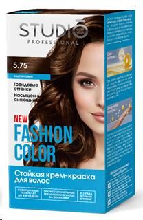 Studio Prof Fashion Color краска д/волос кремов. 5.75 каштановый до 8 нед. 115мл карт/уп / 6шт / 956