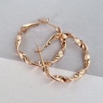 Серьги кольца коллекция &quot;&quot; , покрытие: позолота, Х000778261, арт.001.661