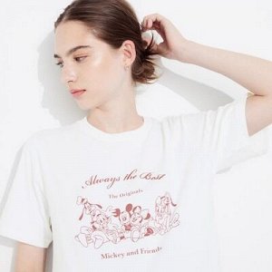 UNIQLO Disney Collection UT Graphic - хлопковая футболка с принтом