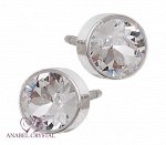 Alegra 4mm пусета c кристаллами Swarovski