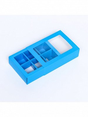 Коробка для конфет 13,7 х9,85 х3,86 см на 6 шт 1/5