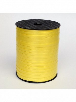 Лента полипропилен 0,5 см х500 м цвет желтый