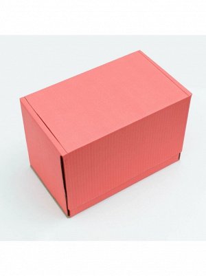 Коробка складная 26,5 х16,5 х19 см цвет красный