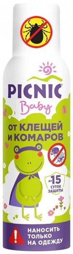 Средство от комаров клещей аэрозоль PICNIC Baby 125мл