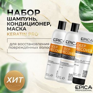 Epica Набор для волос Глубокое восстановление (Шампунь кондиционер маска) Epica Professional Deep Recover 2*300 мл Эпика + 250 мл Эпика