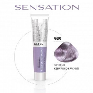 Эстель Краска для волос без аммиака 9/85 блондин жемчужно красный Estel SENSATION DE LUXE 60 мл