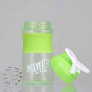 Шейкер спортивный для коктейлей и протеина Level UP, 500 мл