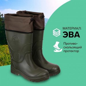 Сапоги мужские С-100М, ЭВА, оливковые