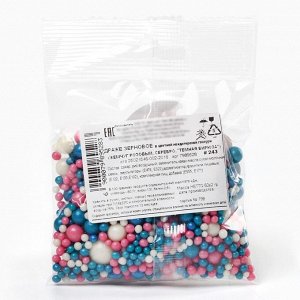 Кондитерская посыпка новогодняя для торта, мягкая, 50 г.