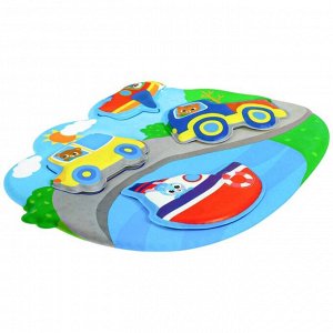 Игрушка развивающая для ванны «Соответствие», основа+ 4 стикера, виды МИКС, Крошка Я