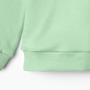 Костюм детский (свитшот, шорты) MINAKU, цвет зелёный, рост