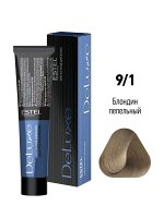 Estel Краска для волос Эстель 9/1 блондин пепельный ESTEL De Luxe 60 мл