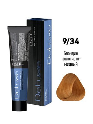 Estel Краска для волос Эстель 9/34 блондин золотисто медный ESTEL De Luxe 60 мл