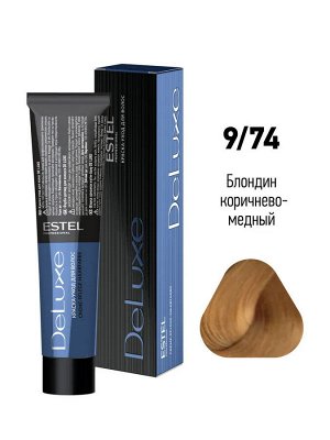 Estel Краска для волос Эстель 9/74 блондин коричнево медный ESTEL De Luxe 60 мл