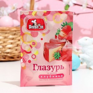 Глазурь Preston со вкусом клубники, 50 г