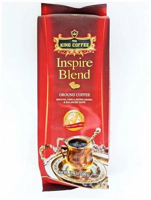 Молотый кофе INSPIRE, 500 гр. KING COFFEE INSPIRE BLEND
