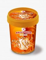 Филевское пломбир &quot;Пралине&quot; с грецким орехом и мягкой соленой карамелью, ведро 550 гр