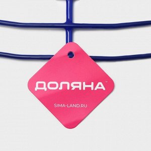 Вешалка многоуровневая для галстуков Доляна, антискользящее покрытие, 25x16 см, МИКС