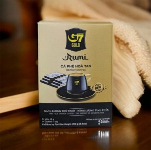 Кофе растворимый  «TrungNguyen» «G7»   Gold Rumi  18гр*14шт