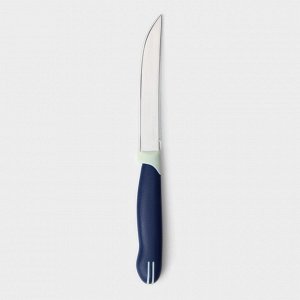 Нож кухонный Доляна «Страйп», лезвие 11,5 см, цвет синий