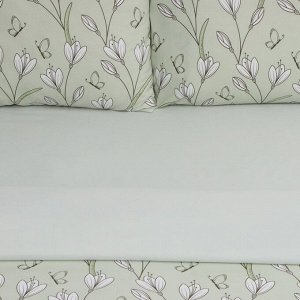Постельное бельё 1.5-спальное LoveLife Tulips, жатка