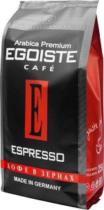 Кофе Egoiste Espresso в зернах 250гр