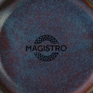 Миска фарфоровая Magistro Garland, 230 мл, d=12 см, цвет синий
