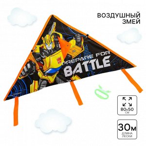 Воздушный змей «Бамблби», Transformers, 50x80 см, длина лески — 30 м
