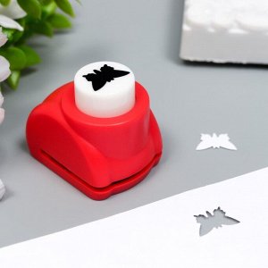 Дырокол фигурный «Бабочка», d=1.5 см, 3.5x4x4 см, МИКС