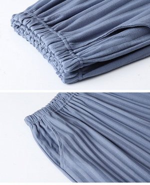 Мужские домашние брюки, цвет темно-синий