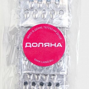 Тёрка четырёхгранная c магнитом Доляна, 3.5x7x3 см, МИКС