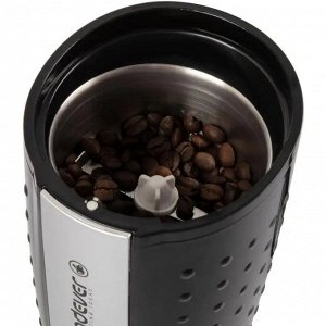 Кофемолка Endever Costa-1066, электрическая, ножевая, 150 Вт, 120 г, черная