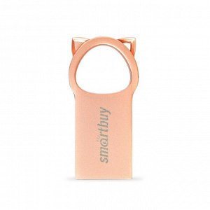Флешка Smartbuy 016GBBMC5, 16 Гб, USB2.0, чт до 20 Мб/с, зап до 10 Мб/с, розовая