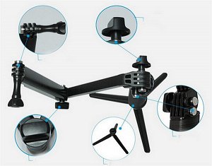 Монопод для экшн камер Трансформер 3-Way, 3 в 1