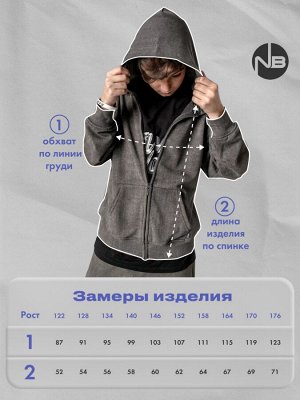 Толстовка Цвет: графит
Вид застежки: Молния
Сезон: круглогодичный
Состав: 92% хлопок; 8% лайкра
Уход за вещами: машинная стирка при t не более 40C
Фактура материала: трикотажный
Форма рукава: втачной
