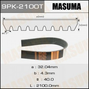 Ремень ручейковый MASUMA 9PK-2100T 9PK-2100T