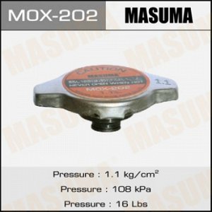 Крышка радиатора MASUMA (NGK-P561, TAMA-RC13, FUT.-R126) 1.1 kg/cm2 MOX-202