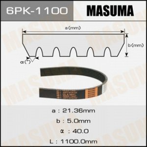 Ремень ручейковый MASUMA 6PK-1100 6PK-1100