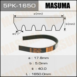 Ремень ручейковый MASUMA 5PK-1650 5PK-1650