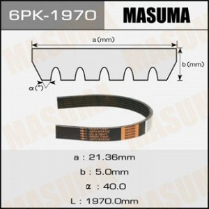 Ремень ручейковый MASUMA 6PK-1970 6PK-1970