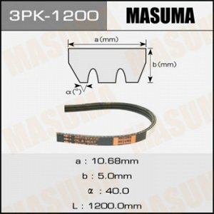 Ремень ручейковый MASUMA 3PK-1200 3PK-1200