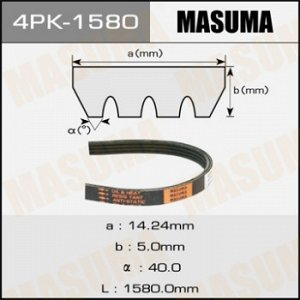Ремень ручейковый MASUMA 4PK-1580 4PK-1580
