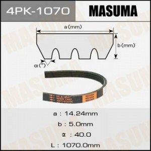 Ремень ручейковый MASUMA 4PK-1070 4PK-1070