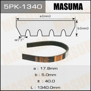 Ремень ручейковый MASUMA 5PK-1340 5PK-1340