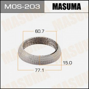 Кольцо глушителя MASUMA 60.7 x 77.1 MOS-203