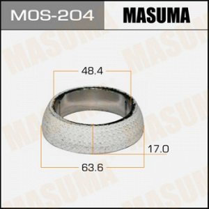 Кольцо глушителя MASUMA 48.4 x 63.6 MOS-204